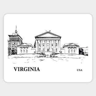 Virginia State USA Sticker